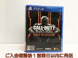 【1円】PS4 コール オブ デューティ ブラックオプスIII ゲーム オブ ザ イヤー エディション ゲームソフト 1A0204-037in/G1