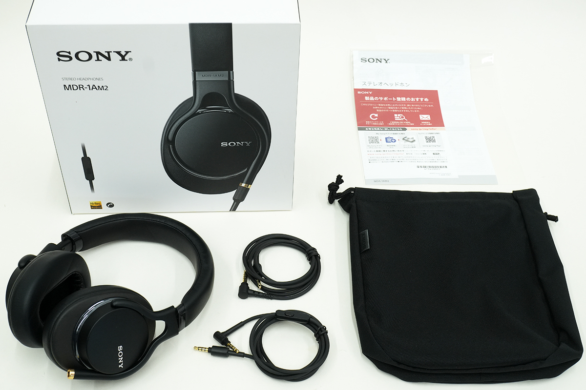 SONY ヘッドホン　MDR−1AM2 ブラック　中古品 Yahoo!オークション -「mdr-1am2」の落札相場・落札価格