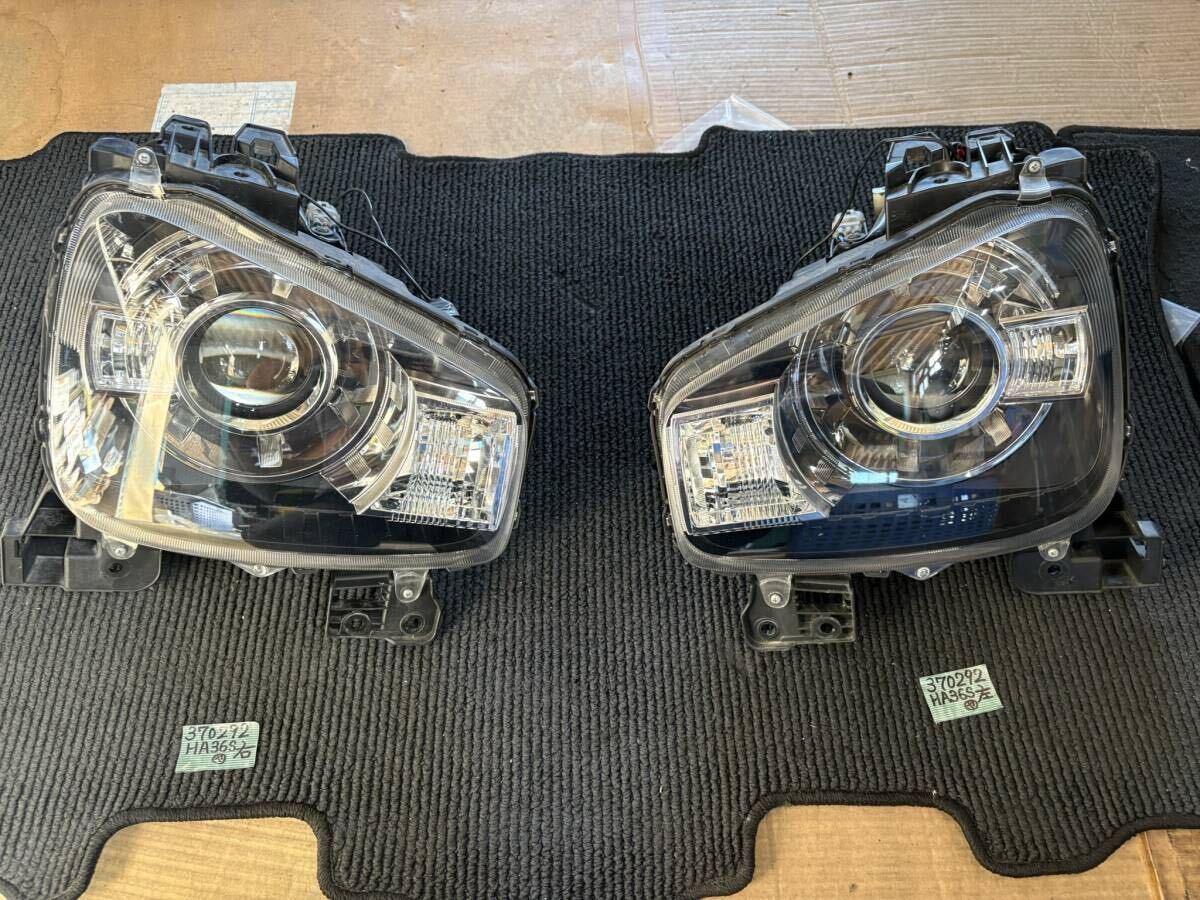 ＨＡ３６系アルト　Ｖ３６バイキセノン　最強ＣＯＢブルーリングＬＥＤ　ヘッドライト スズキ アルト ワークス HA36S LED ヘッドライトバルブ HID変換