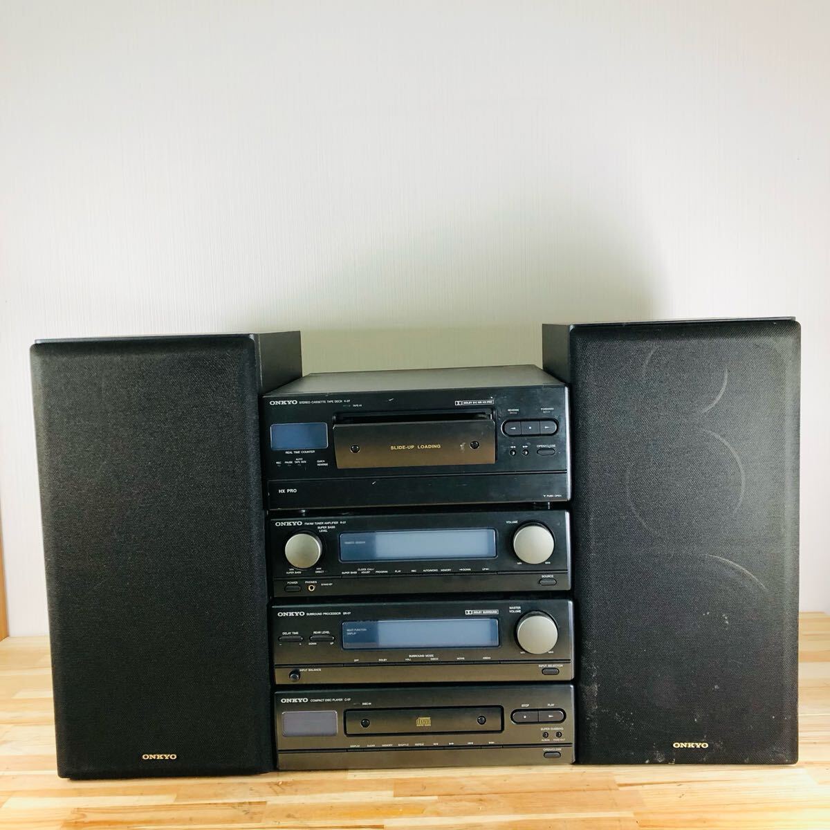 ONKYO スピーカー　カセットデッキ　セット Amazon | ONKYO オンキヨー（オンキョー） K-185-S カセット