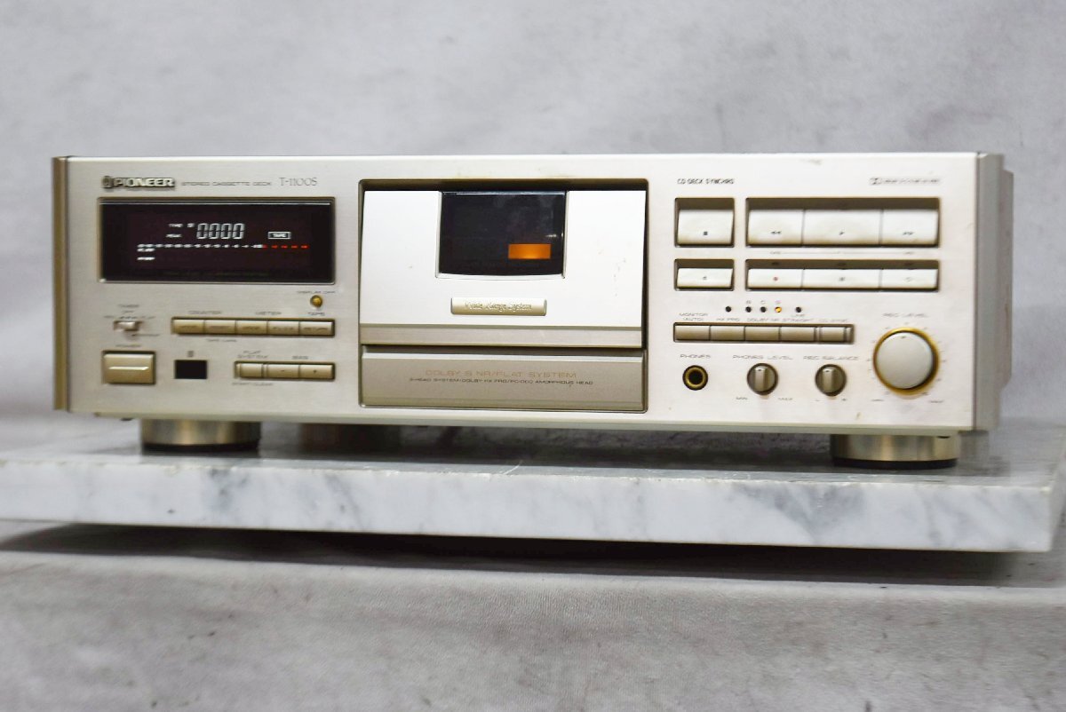 【美品】Pioneer T-1100S パイオニア カセットデッキ PIONEER T-1100S 修理不可品の修理 – Audiolife － Enjoy your