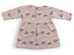 プチバトー PETIT BATEAU ワンピース 70サイズ 女の子 子供服 ベビー服 キッズ