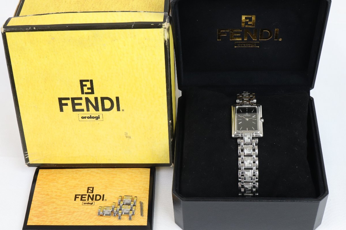 FENDI フェンディ orologi 1600G 腕時計　稼働品　箱・コマ付 2025年最新】Yahoo!オークション -フェンディ オロロジ(ブランド