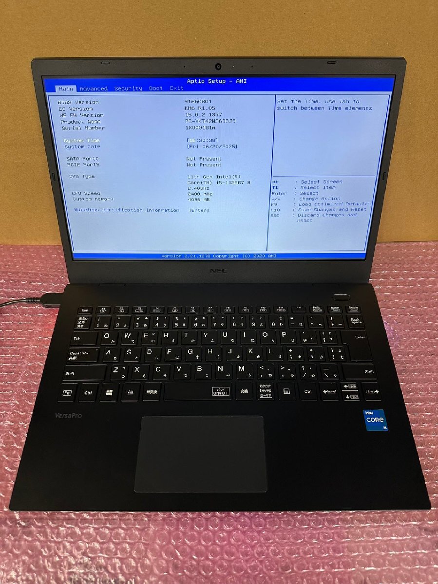 4★BIOS起動OK★ジャンク★NEC LAVIE　i7 15.6インチフルHD ⑮BIOS起動OK☆ジャンク☆NEC LaVie メモリ4GB 15.6インチ