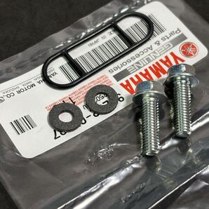 TZ250 ガソリンコックパッキン セット 5点 純正新品 ヤマハ TZ125 YSP フューエルコック 燃料コック 外装 タンク