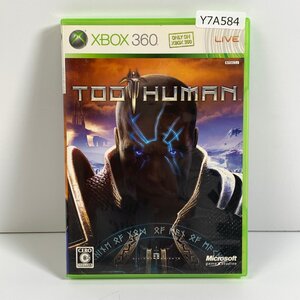 Y7A584 Xbox 360 エックスボックス TOO HUMAN トゥー・ヒューマン 愛知 3cmサイズ