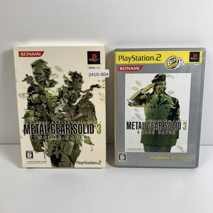 PS2 メタルギアソリッド3スネークイーターPlayStation2theBest 【動作確認済】 2410-004