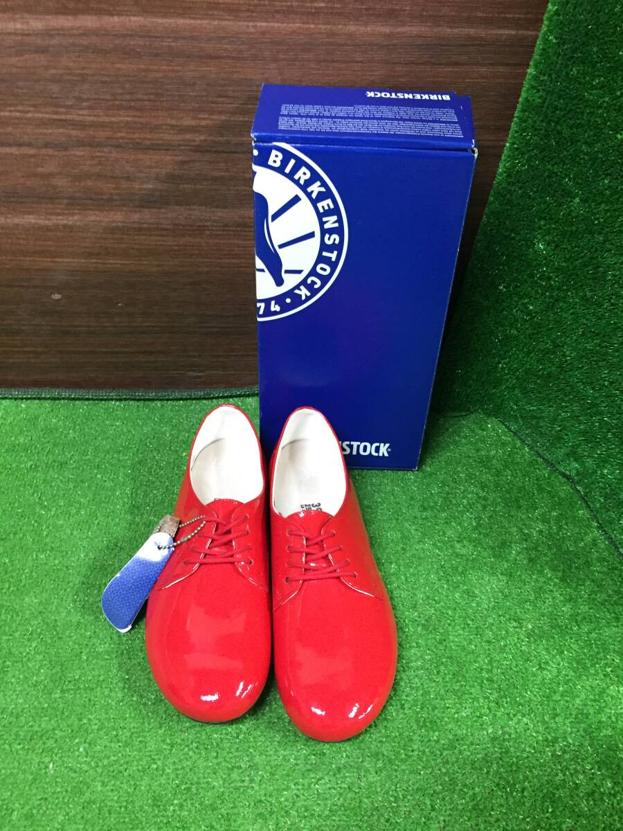 未使用品！Birkenstock ソーンダース 39（25cm）エナメル グレー 2025年最新】ソーンダース ビルケンシュトックの人気アイテム