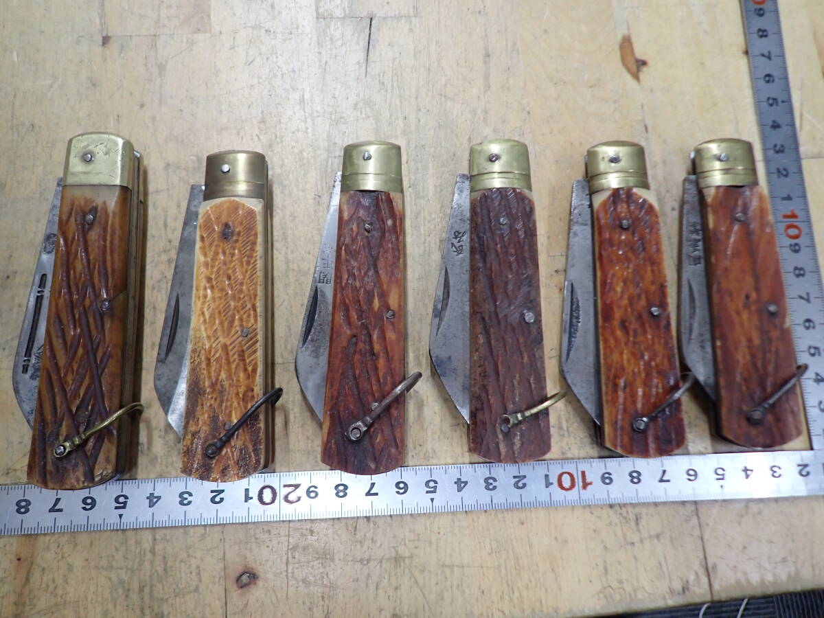 電工ナイフ　ジグドボーン　関義光　4 電工ナイフ ジグドボーン 関義光 4