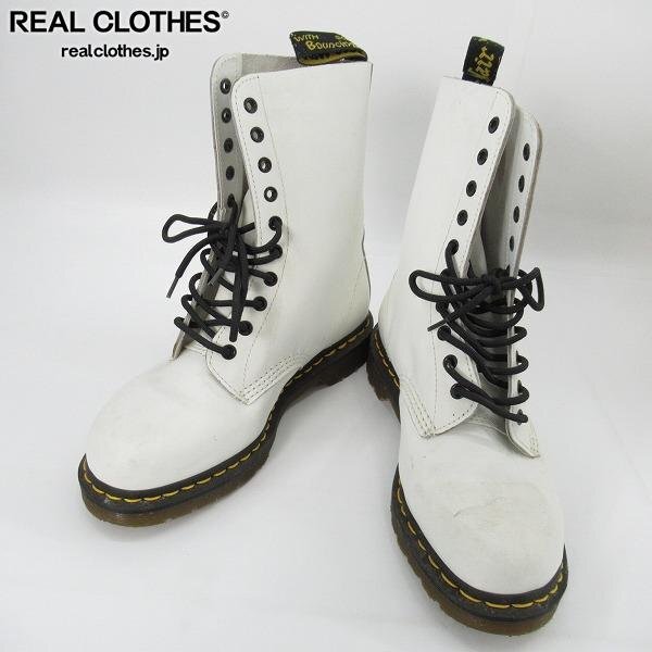 【レア美品】Dr.Martens × Y's 10ホールブーツ　ホワイト　UK5 Yahoo!オークション -「ドクターマーチン 10ホールブーツ」の