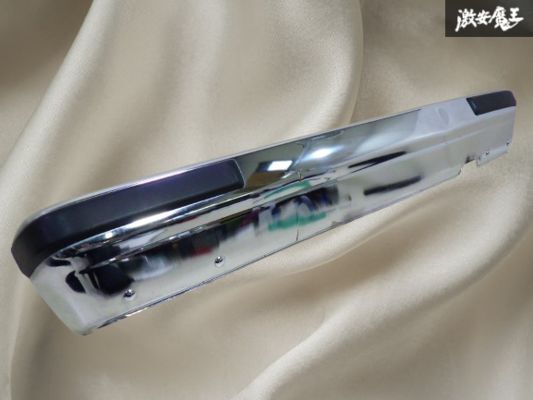 [ редкий детали!] Toyota оригинальный GS136V Crown van задний металлизированный бампер экстерьер установка держатель есть немедленная уплата наличие иметь полки 