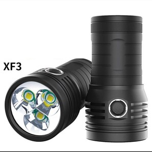 LED 懐中電灯 10000LM 4800mAH USB充電式 強力 軍用 最強 小型 USB充電式 LED 軽量 防水 3モード調光可能 (18650リチウムバッテリー)