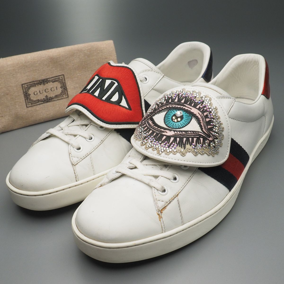 Yahoo!オークション -「グッチ シェリーライン スニーカー」の