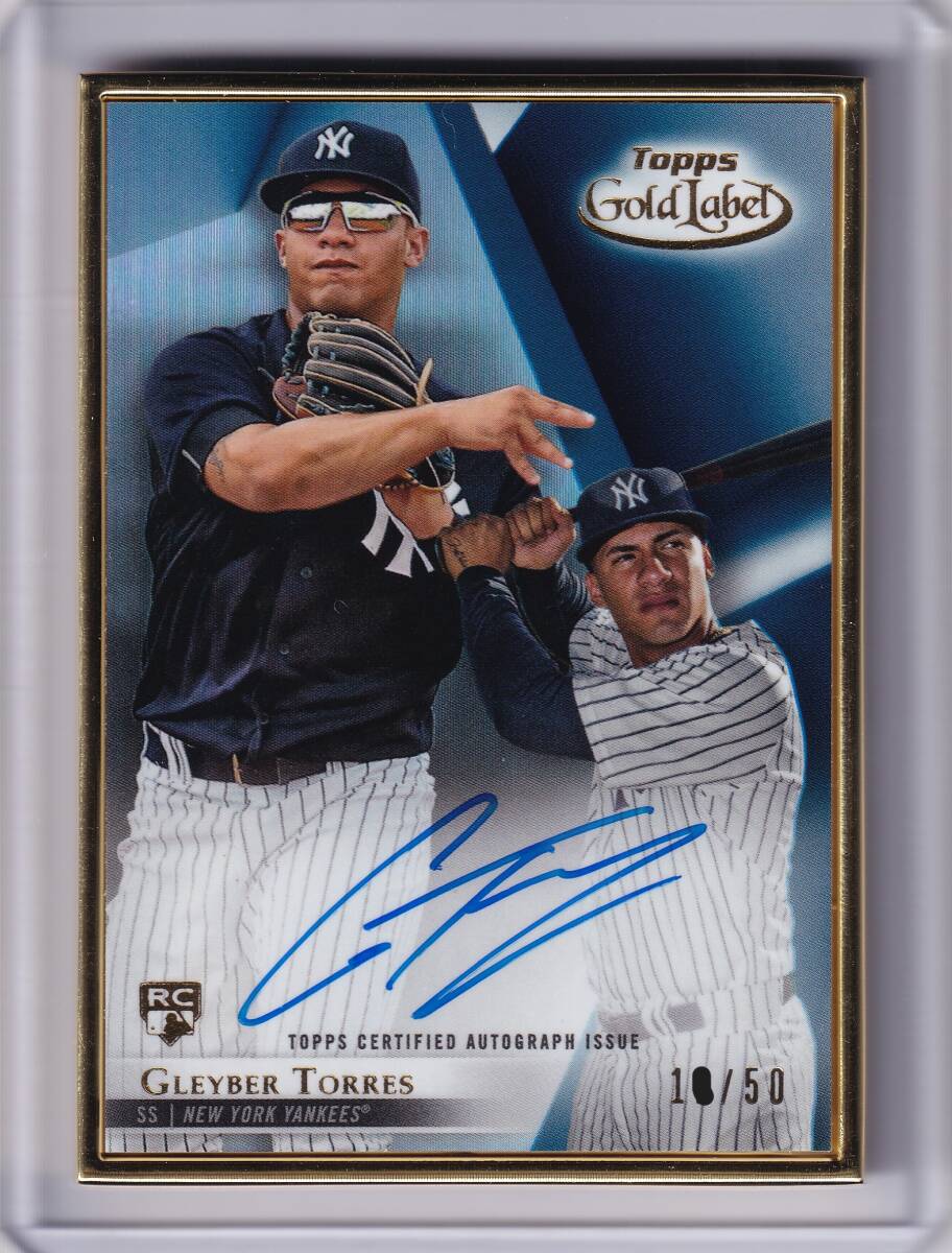 MLB レアパッチ！ 25枚限定 グレイバー・トーレス 直筆サインカード Yahoo!オークション -「gleyber torres」(トレーディングカード