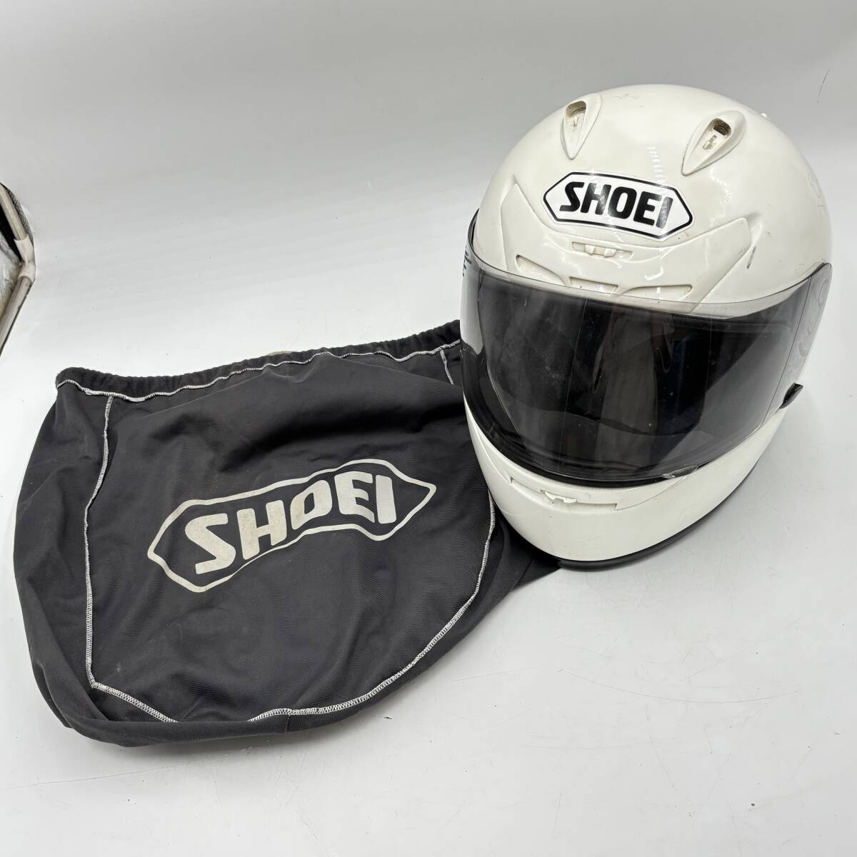 SHOEI フルフェイスヘルメット X-8R hl 宇川モデル‼️美品✨旧車❗️ SHOEI フルフェイスヘルメット X-8RS宇川徹 Mサイズ 内装取替え