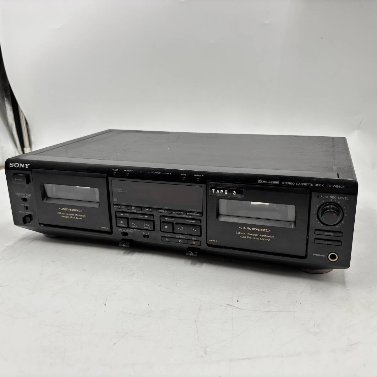最終値下げ　ソニー　カセットデッキ　TC-WE505 整備動作品 2025年最新】sony tc-505の人気アイテム - メルカリ