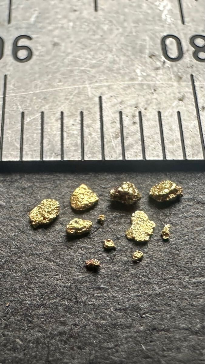 kk 国産 自然金 天然砂金 福井県産 1〜10 まとめ kk 国産 自然金