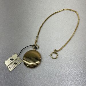 M408 モンブラン MONTBLANC 懐中時計 ゴールド アンティーク 手巻き クォーツ レトロ 美品
