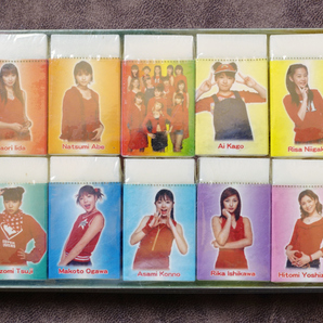 □ モーニング娘。 メンバー写真入りスリーブ 消しゴム 14個入り □ ハロプロ 5期 グッズ 文房具