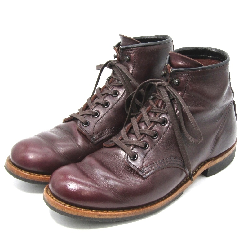 12年 USA製 レッドウイング ベックマンブーツ ブラック US9D 27㎝ RED WING/レッドウイング】「Beckman Boots”Flat Box
