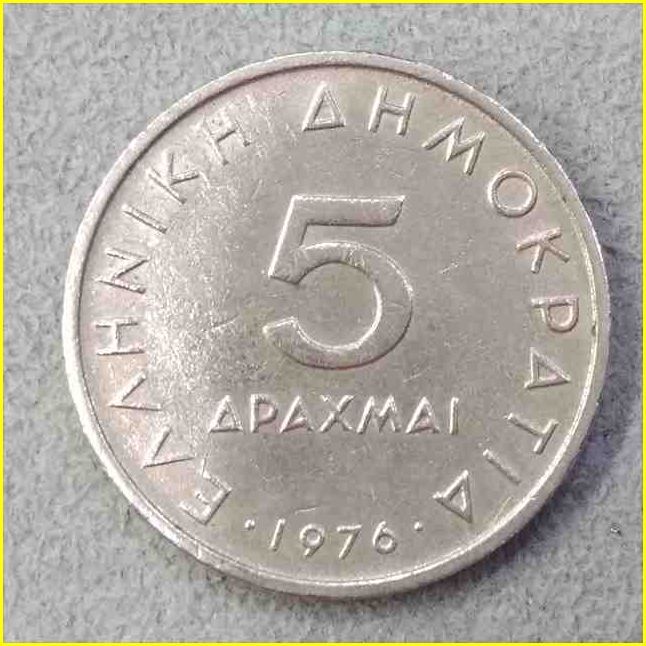 招*@様 ⭐️未使用⭐️1967年ギリシャ 50ドラクマ銀貨　国民革命　大佐の政 ⭐️未使用⭐️1967年ギリシャ 50ドラクマ銀貨 国民革命 大佐の