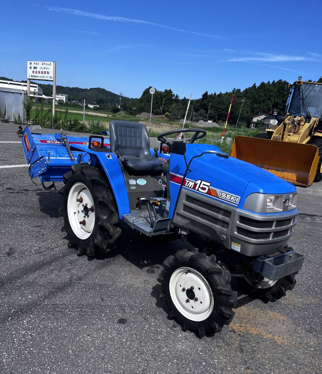 イセキ　 トラクター 4WD　TU155F 15馬力　1308時間　ロータリー イセキ トラクター 4WD TU155F 15馬力 1308時間 ロータリー