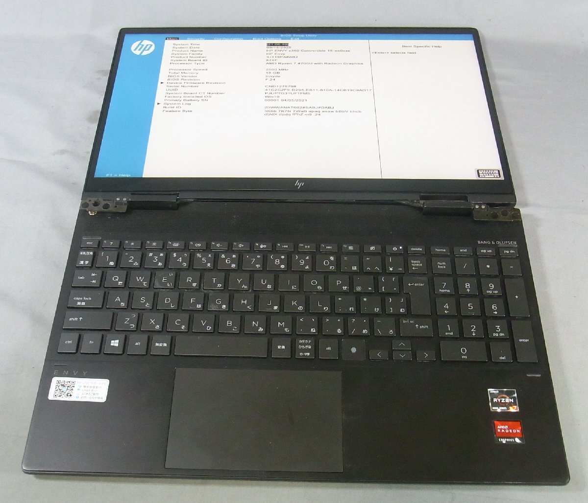 hp envy ジャンク品 2025年最新】Yahoo!オークション -HP ENVY X360 ジャンクの中古