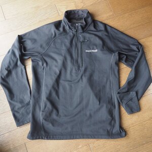 montbell モンベル トレールアクション プルオーバー Men’s L ブラック・黒 #1106632