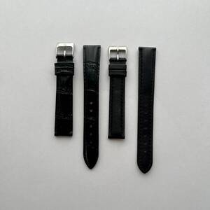 < почти не использовался >< б/у > часы ремень 16mm телячья кожа кожа type вдавлено .2 шт. комплект A-5