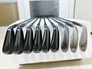 X FORGED STAR BLACK ◆ MCI ブラック ◆ X フォージド スター ブラック◆ ウエッジセット ◆ 9本セット◆ Callaway純正グリップ付き◆中古