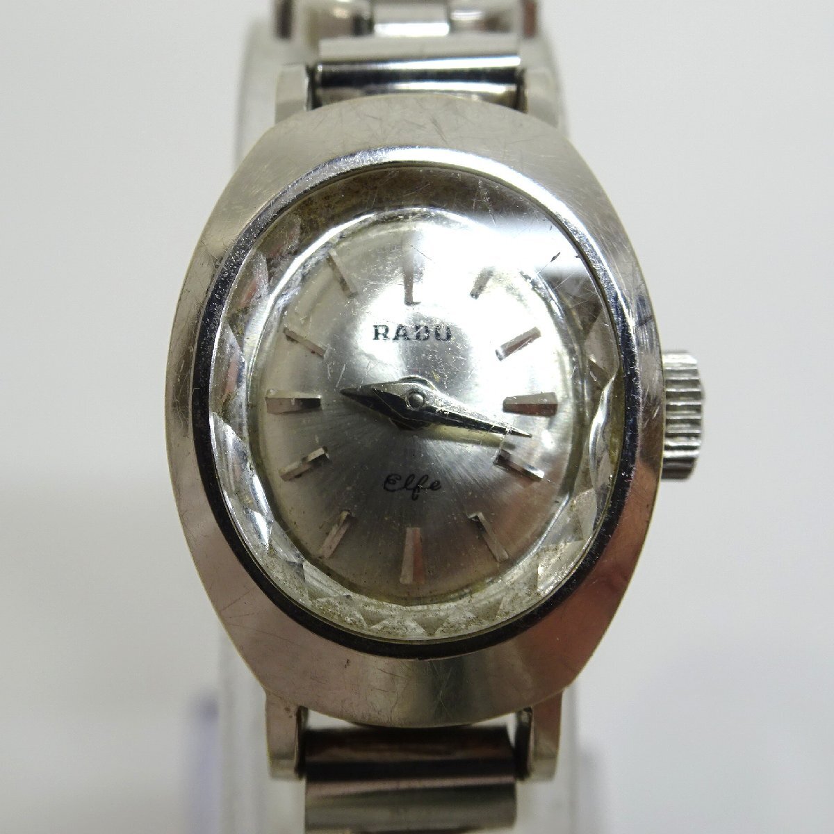 稼働 ラドー 腕時計 手巻き レディース デュランス シルバー文字盤 チェーン 稼働 RADO ラドー 21石 アンティーク 腕時計 手巻き シルバー