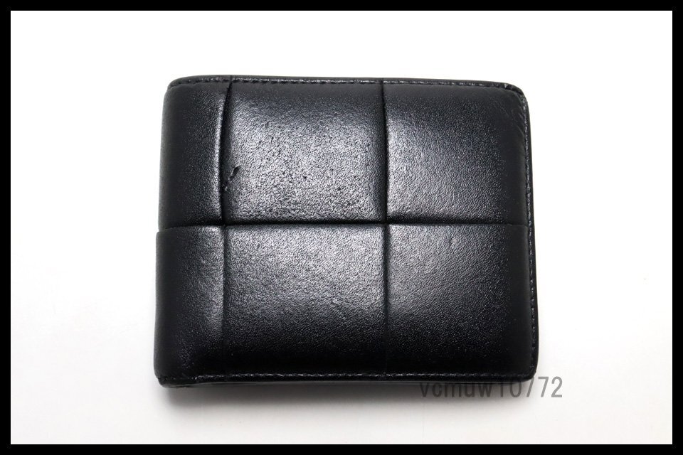 【未使用保管】ボッテガヴェネタ 二つ折り カセットIC搭載 近年モデル BOTTEGA VENETA ボッテガヴェネタ 財布 二つ折り財布 CASSETTE