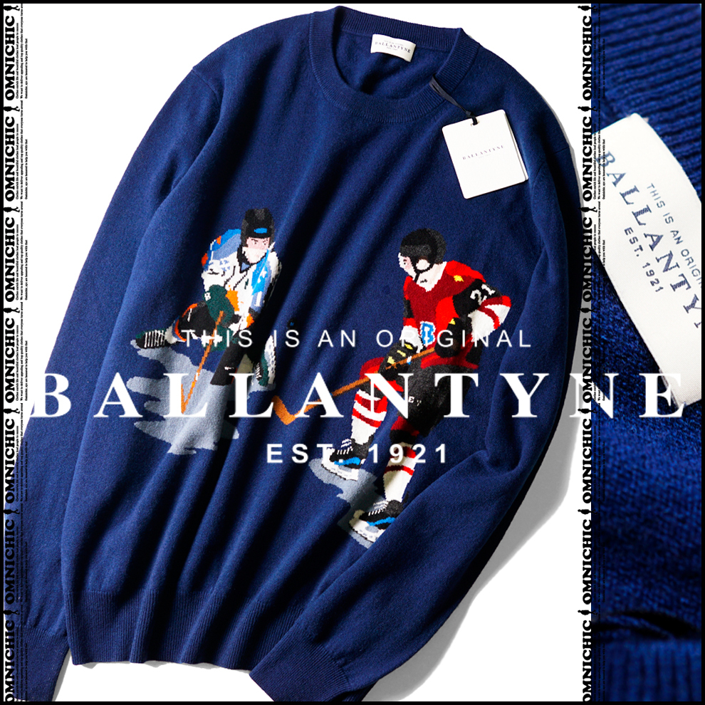 【未使用】バランタイン カシミヤ100 ニット セーター 38 刺繍 レディース 1240001119117_1.jpg