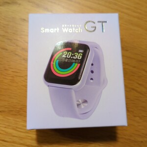 【新品未開封】スマートウォッチGT Smart Watch 株式会社エール パープル ウェアラブル端末 ウェアラブル機器 ウェアラブル端末 腕時計