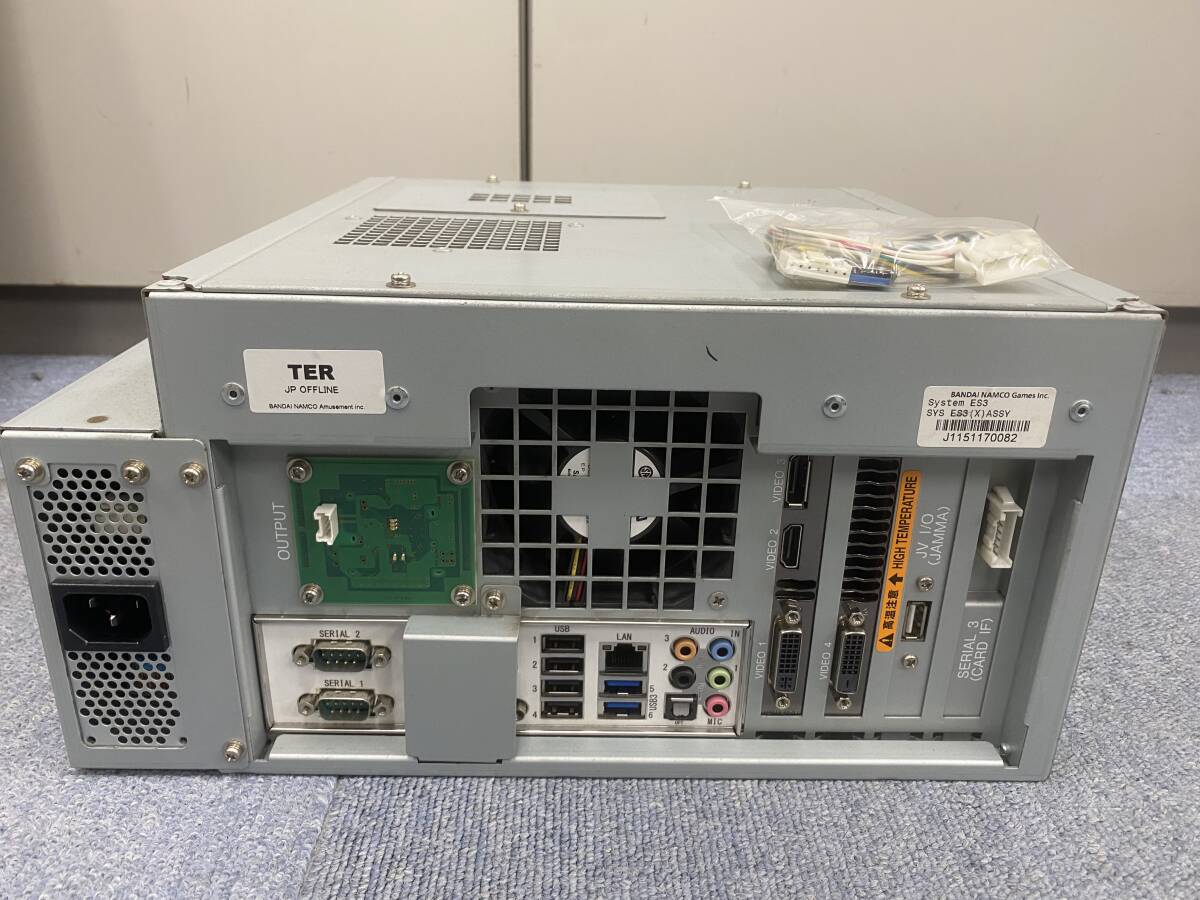 鉄拳7 ラウンド2 アーケードケーム用基盤 Syatem ES3 バンダイナムコ ドングル付き ゲーム筐体より取外し 出力不具合 ジャンク品■(Z3014) 