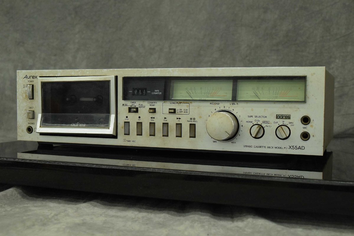 AUREX PC-X18 東芝 カセットデッキ 昭和 レトロ Aurex PC-X18の仕様 オーレックス