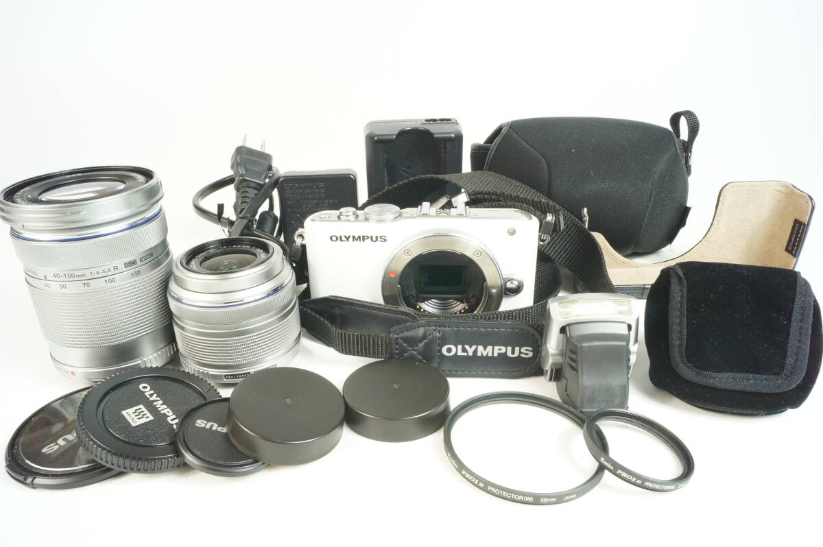❤️付属品充実❤️Olympus E-PL3❤️動作確認済✨美品 Amazon | OLYMPUS ミラーレス一眼 PEN Lite E-PL3 ダブルズーム