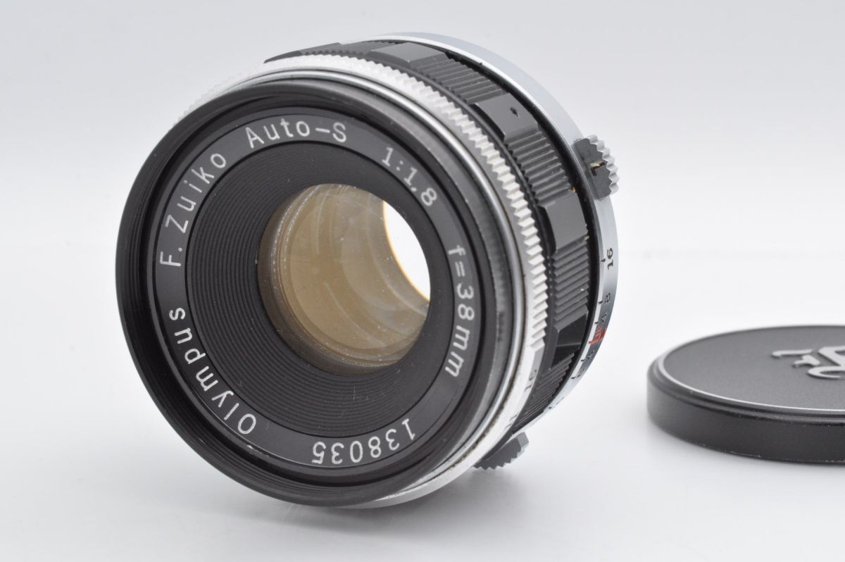OLYMPUSPENF 花文字 38mm F1.8 中古品 OLYMPUSPENF 花文字 38mm F1.8 中古品 Yahoo!オークション