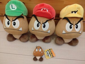 スーパーマリオ クリボー ぬいぐるみ セット 64DS キーチェーン バンプレスト