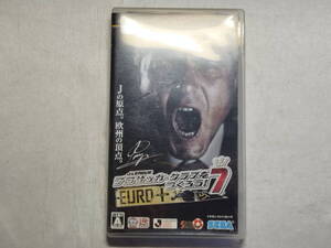 中古品 PSPソフト J.LEAGUE プロサッカークラブをつくろう!7 EURO PLUS
