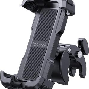 【即決・送料無料】 Lamicall スマホホルダー バイク用スマホホルダー 自転車用スマホホルダー スマホスタンド ウーバーイーツ