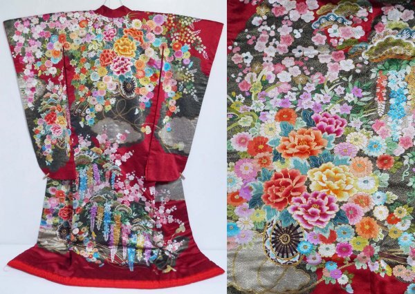 Yahoo!オークション -「打掛 刺繍」(ファッション) の落札相場