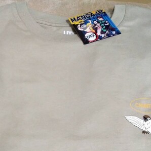 鬼滅の刃・チュン太郎 我妻善逸Tシャツ Lサイズ / Demon Slayer×ユニクロコラボ グラフィックT/無限列車編