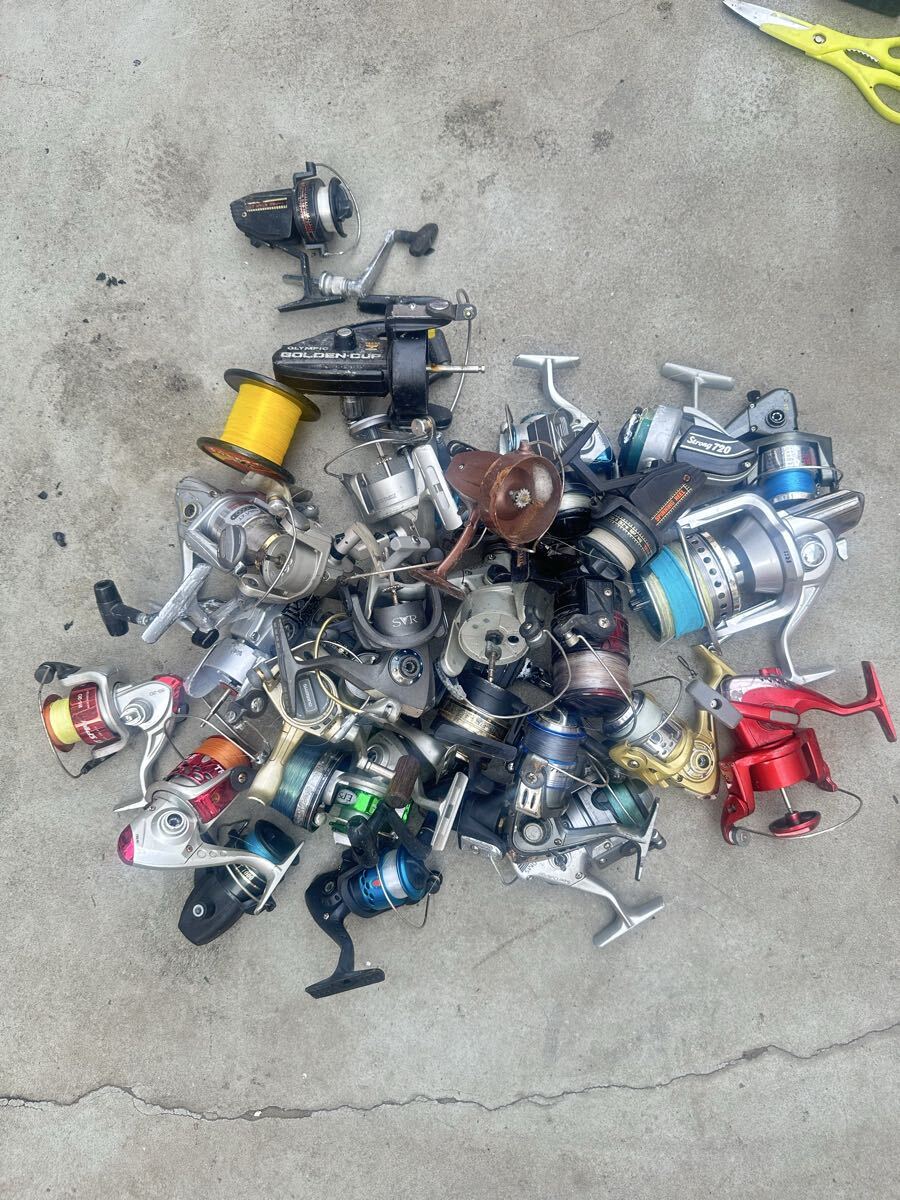 ☆リール まとめ 32個 DAIWA SHIMANO RYOBI LEGANZA など ダイワ