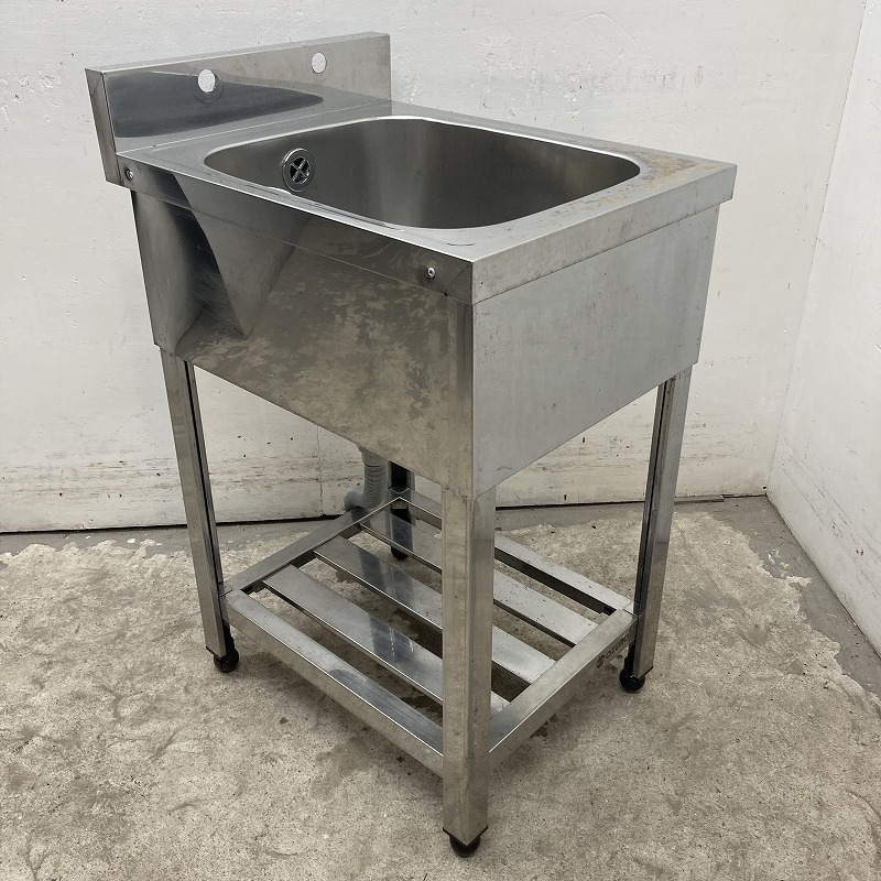 アズマ / azuma 1槽シンク 流し台 厨房 店舗用品 厨房機器 業務用 楽天市場】東製作所 アズマ 業務用一槽シンク KP1-900 900×450