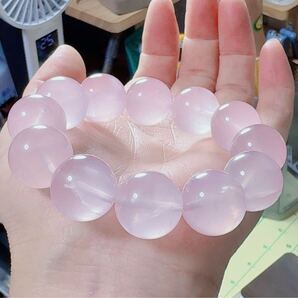 SS-0322 《本物保証》天然石 天然水晶 ブレスレット ローズクォーツ 癒される 電気石 レインボー ラッキー 幸運 お守 ブレスレット