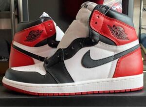 デッドストックNike Air Jordan 1 Retro High OG “Black Toe” (2016)