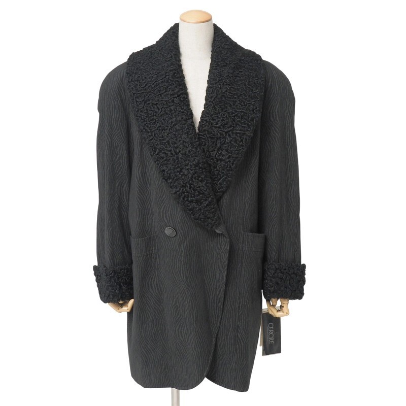 ロングコート　カラクールラム　ファー　黒 2025年最新】Yahoo!オークション -カラクールラム(毛皮、ファー