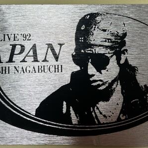 ★送料込★長渕剛★JAPAN★LIVE92JAPANツワー★ステッカー★新品未使用★シルバー&ブラック★大きさ約18㎝11㎝です。