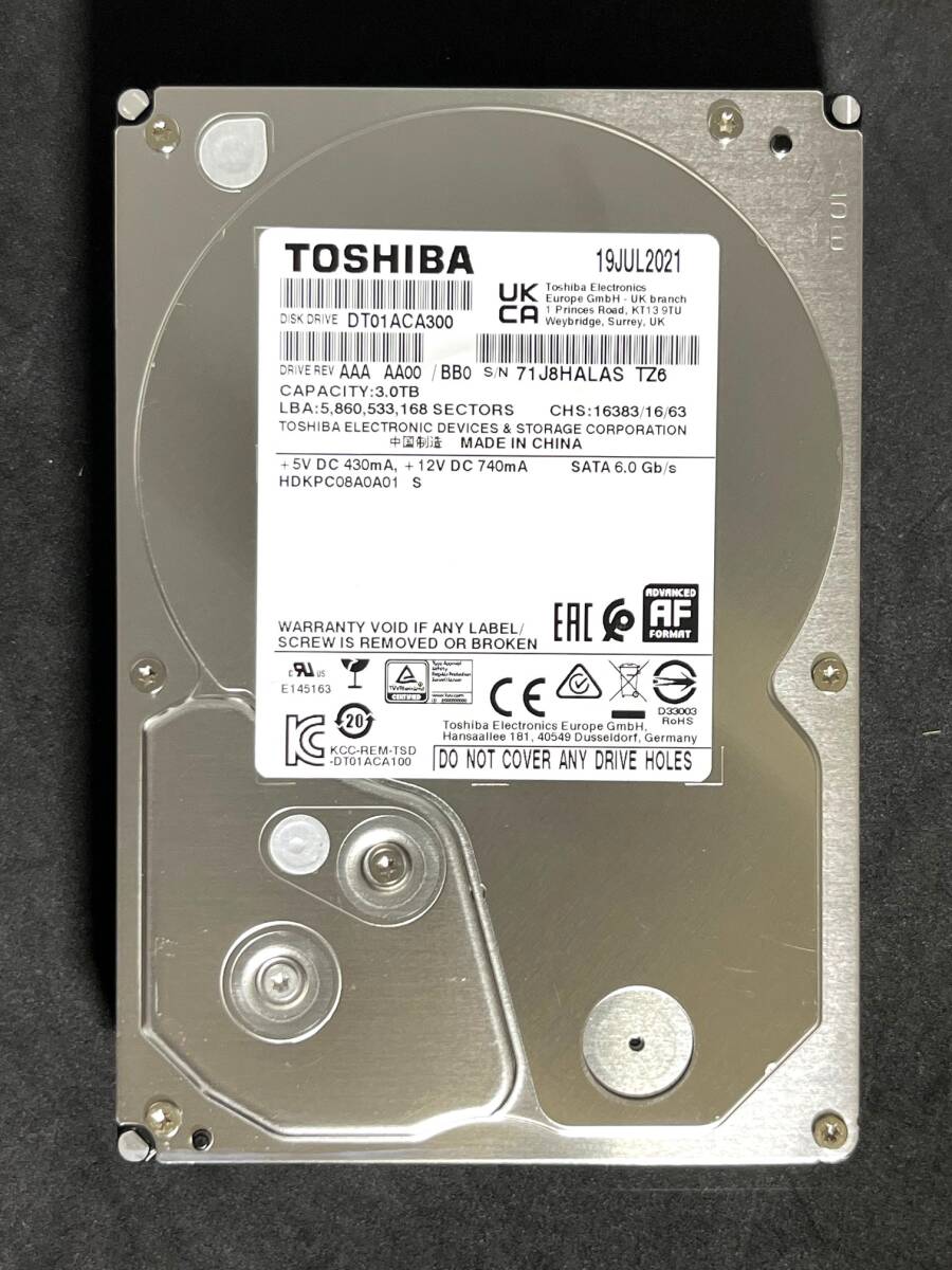中古HDD 4TB 2482 時間 AVコマンド対応 4TB HDD WD40EURD AVコマンド対応の通販 by ぱそこ's shop｜ラクマ